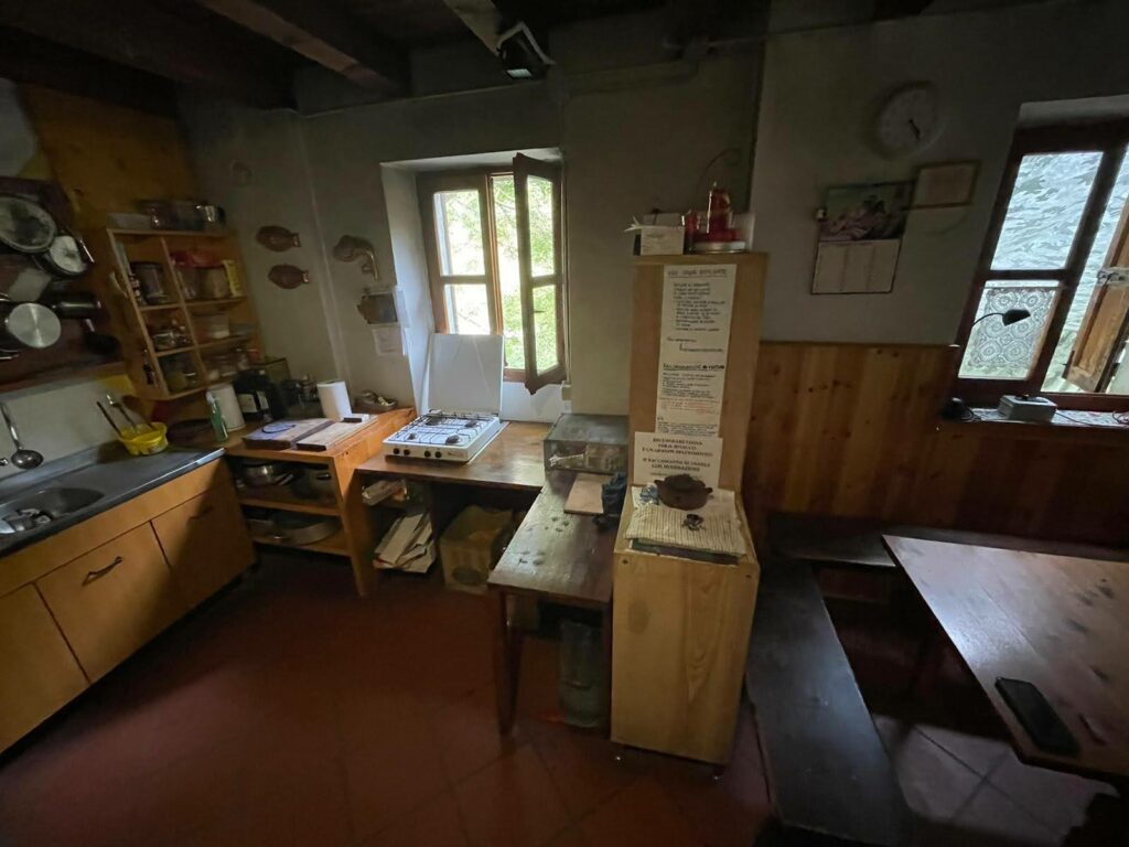 Questa è la vecchia cucina